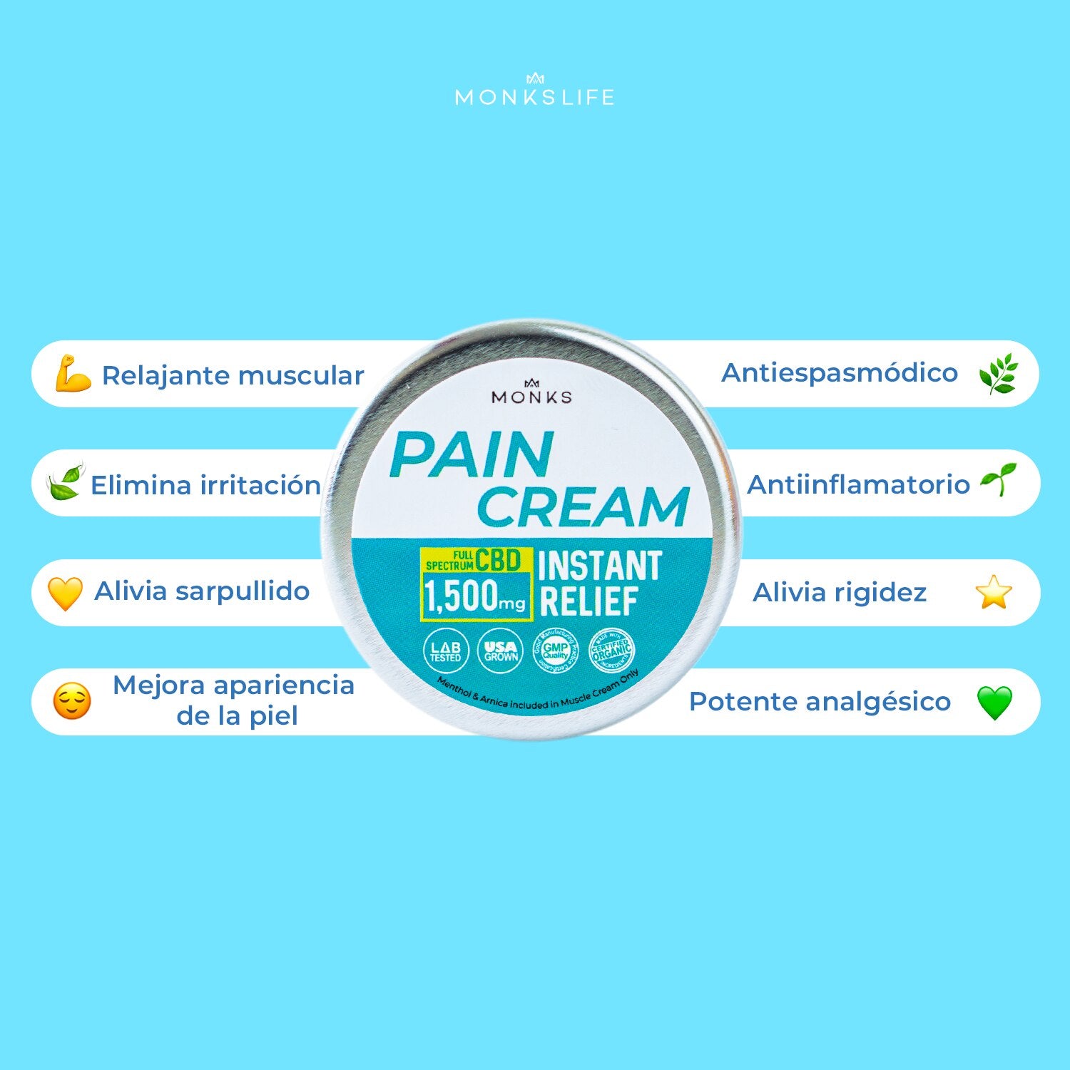 Bálsamo de CBD para el dolor muscular