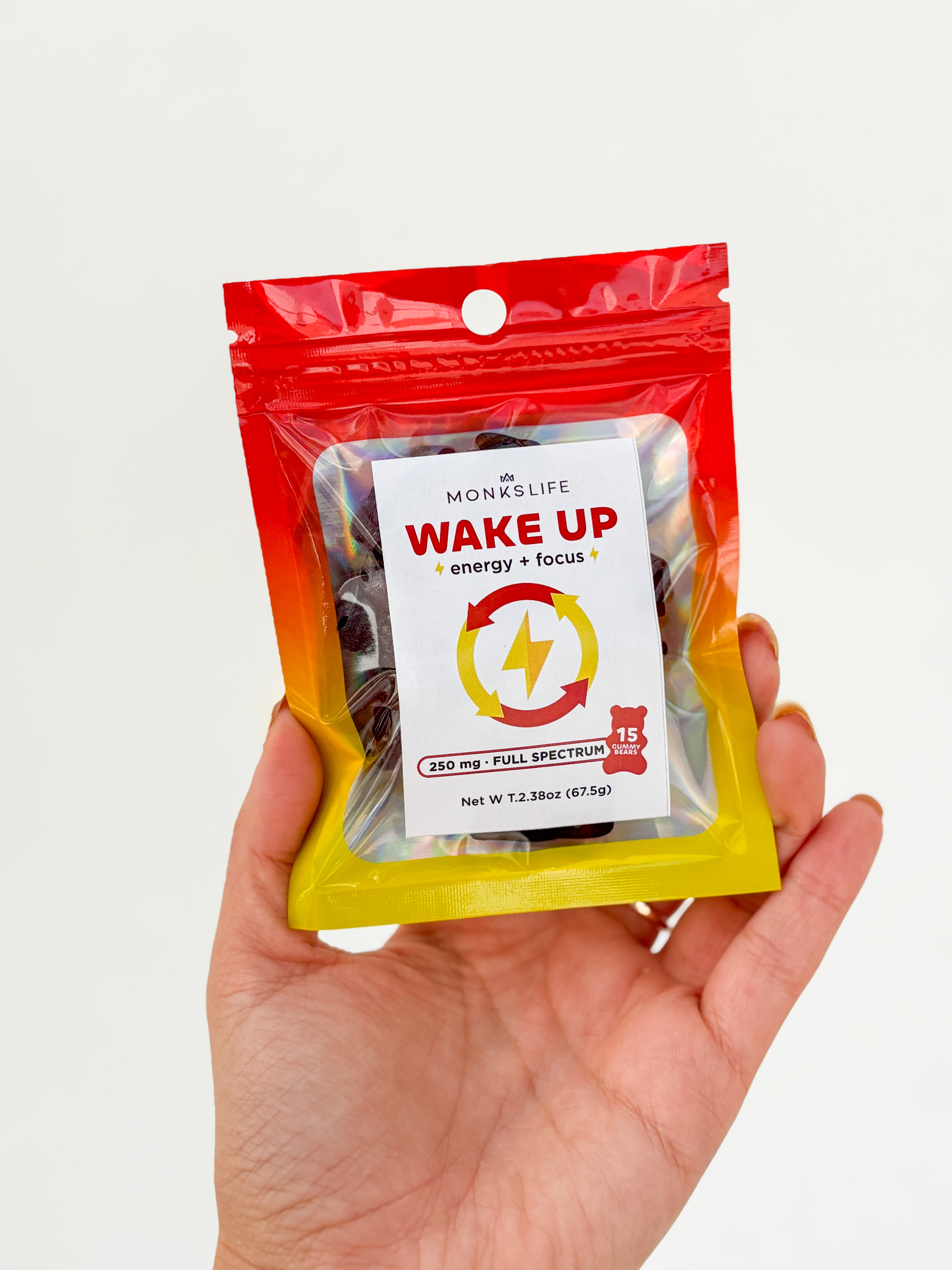 Gomitas Wake Up Travel Size 500mg | 30pz
