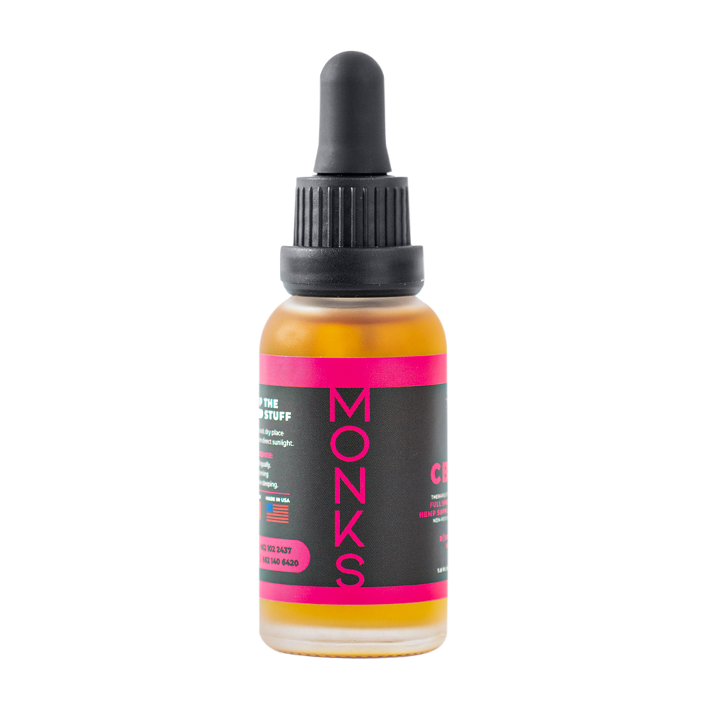 Aceite de CBD para Ansiedad | 1000mg Sabor Frambuesa | 30ml