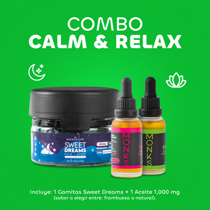 COMBO CALM N RELAX [ G. Sweet Dreams + A. 1000mg ]