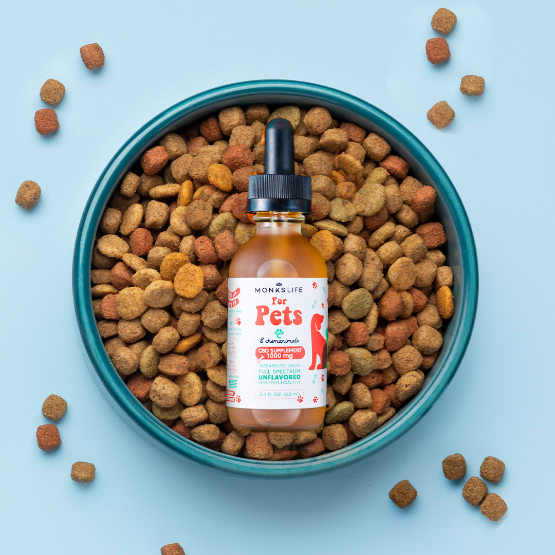 Aceite de CBD para mascotas con ansiedad y estrés